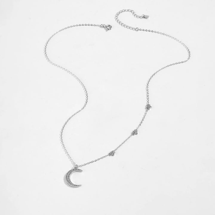 Moon Star Pendant Necklace