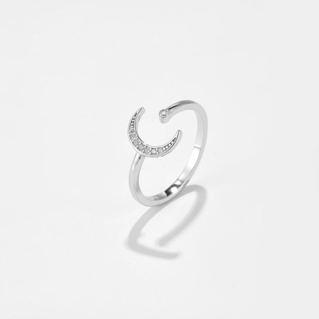 Moonlight Sparkle Adjustable Ring