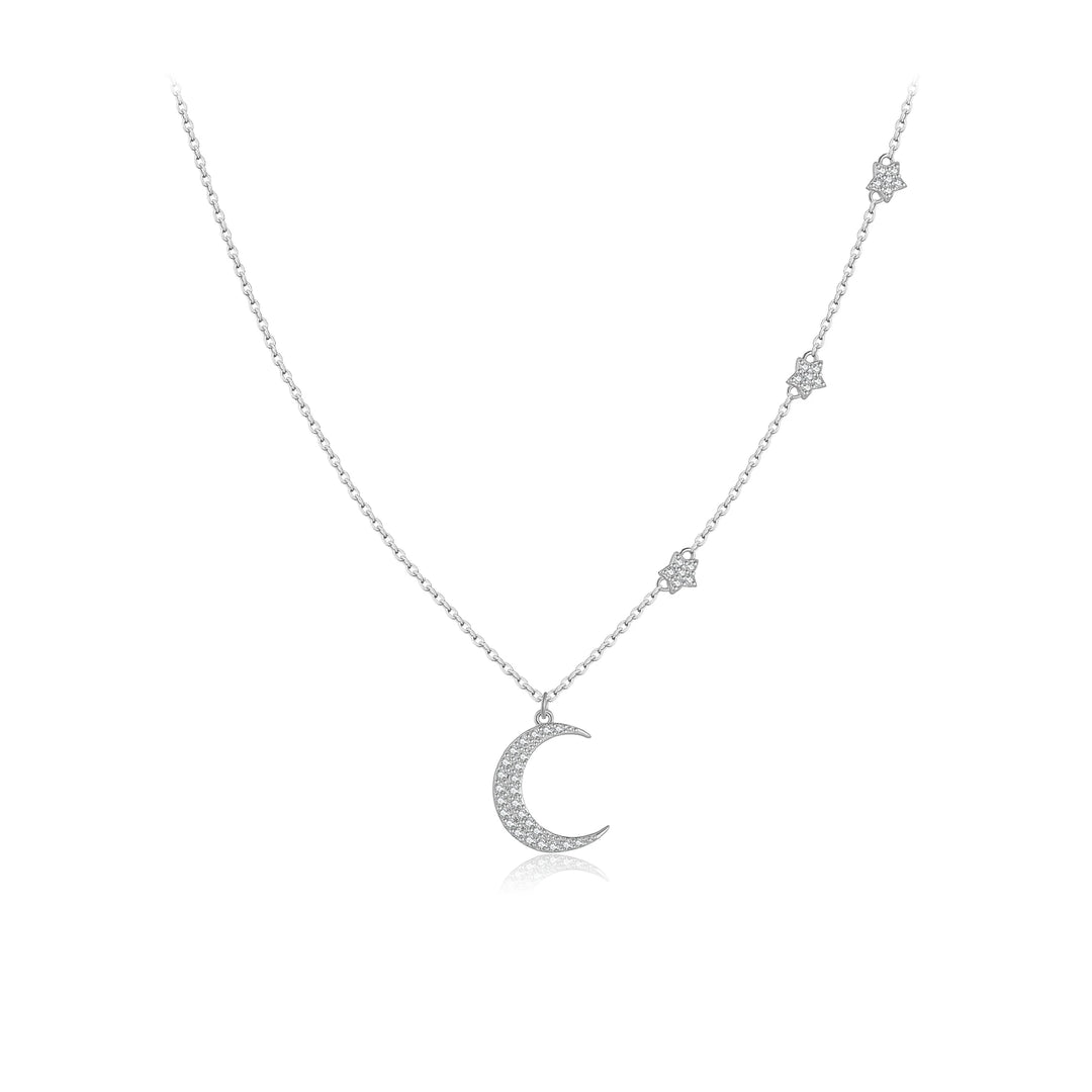Moon Star Pendant Necklace