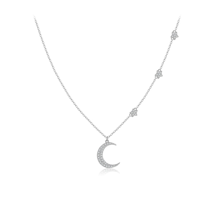 Moon Star Pendant Necklace