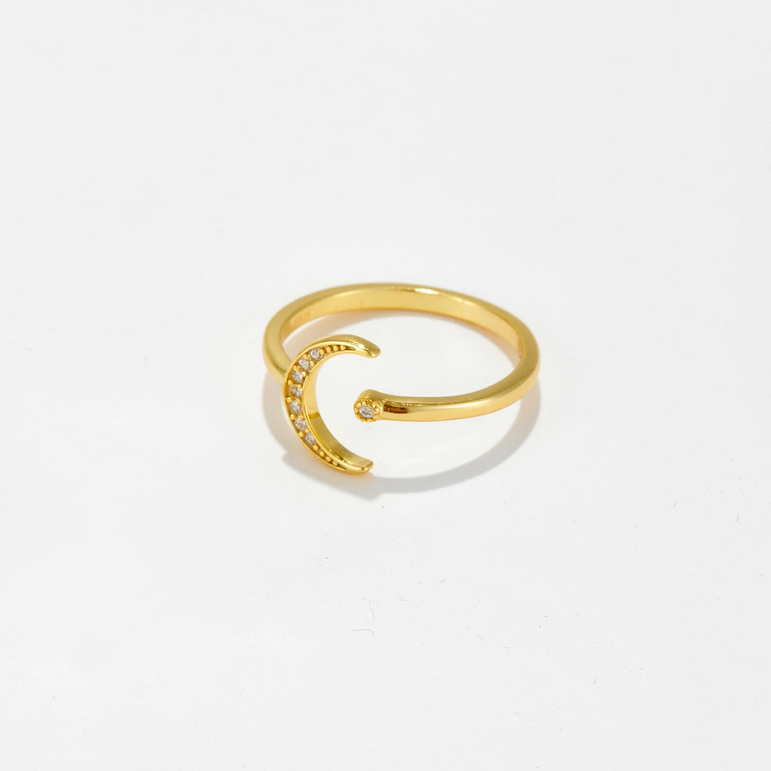Moonlight Sparkle Adjustable Ring