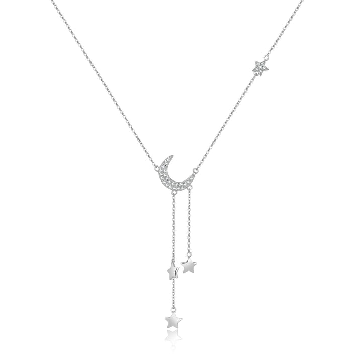Golden Moon Star Necklace